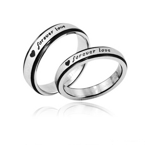 Simple Style Classic Sweet Forever Love Titanium Steel Simple Style Classic Sweet Forever Love Titanium Steel