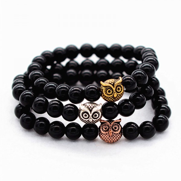 Gold/Sliver/Rose Gold Owl Bracelet