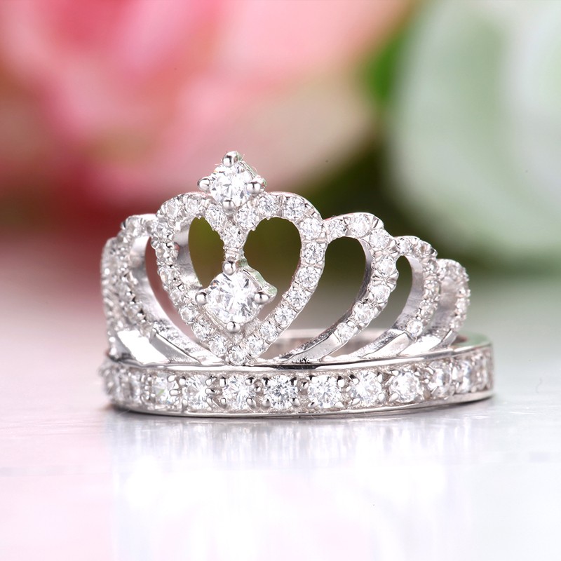 Princess crown ring tiffany top