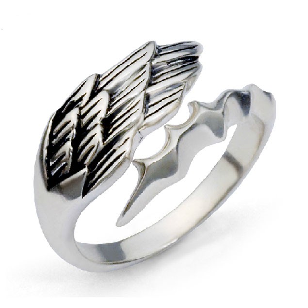 Angel And Devil 925 Sterling Silver Unisex Ring Men S Rings