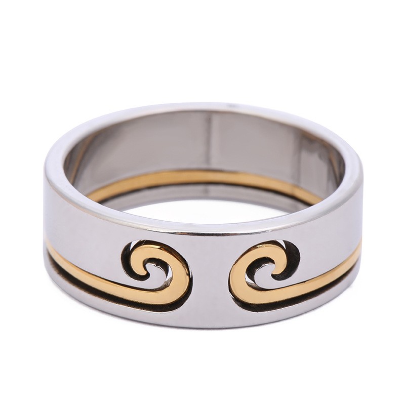 Sun Wukong Tightening Spell Ring Stainless Steel 2 in 1 For Women Men