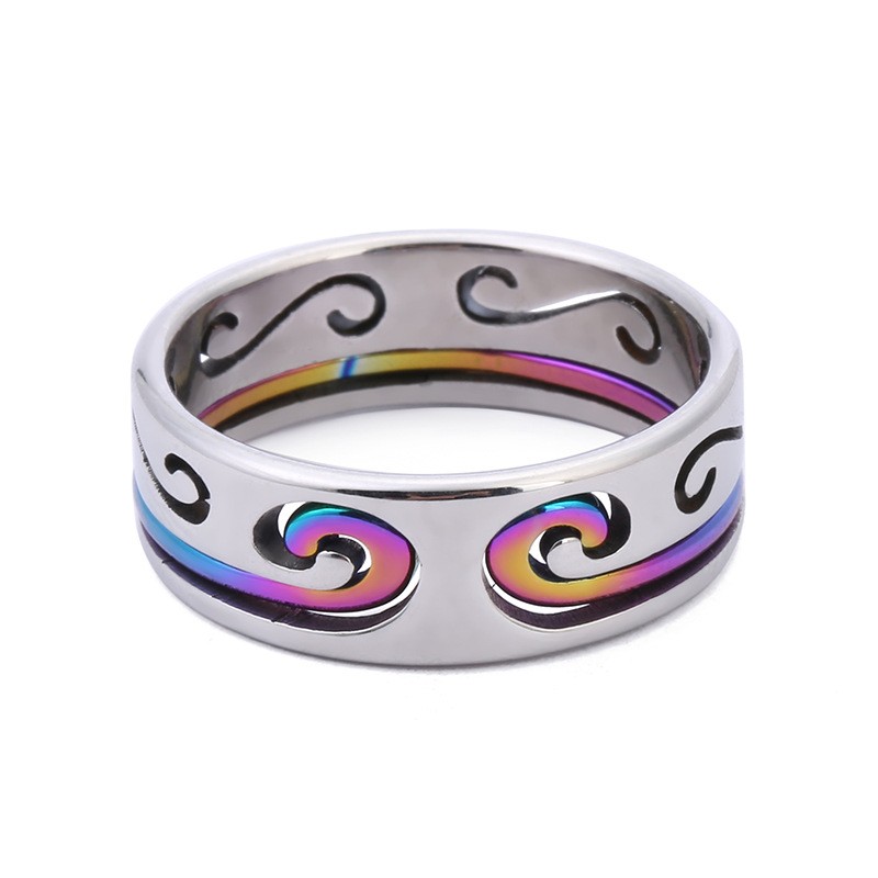 Sun Wukong Tightening Spell Ring Stainless Steel 2 in 1 For Women Men
