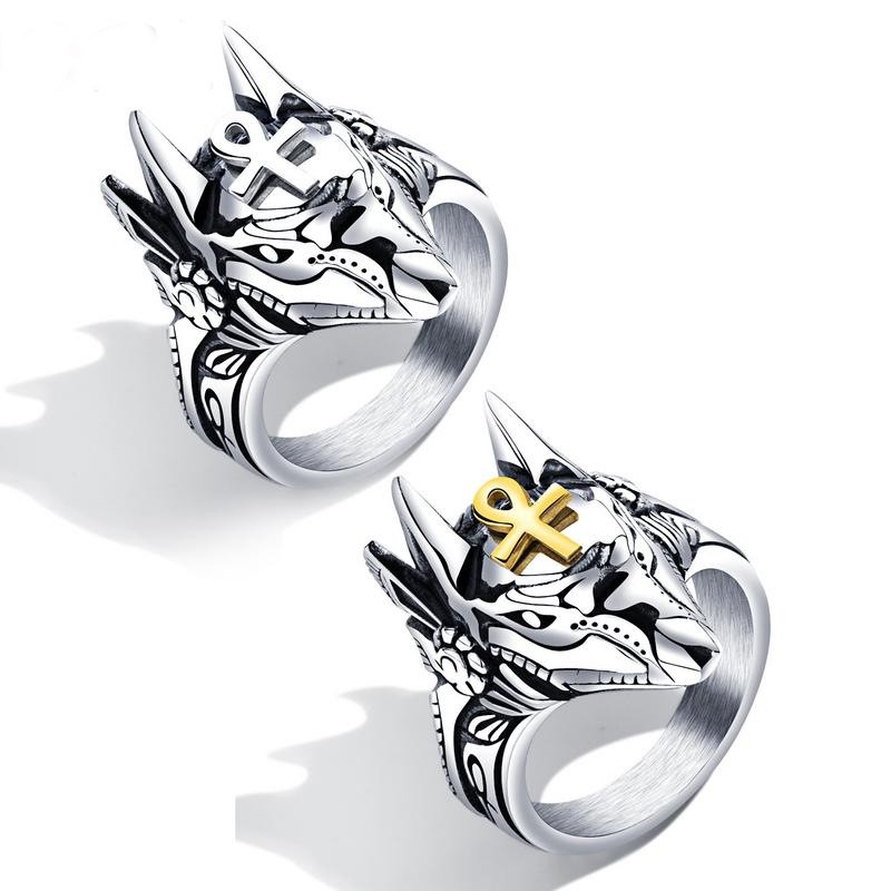 Vintage Anubis Ancient Egyptian Grim Reaper Ring Female Anubis Ancient Egyptian Grim Reaper