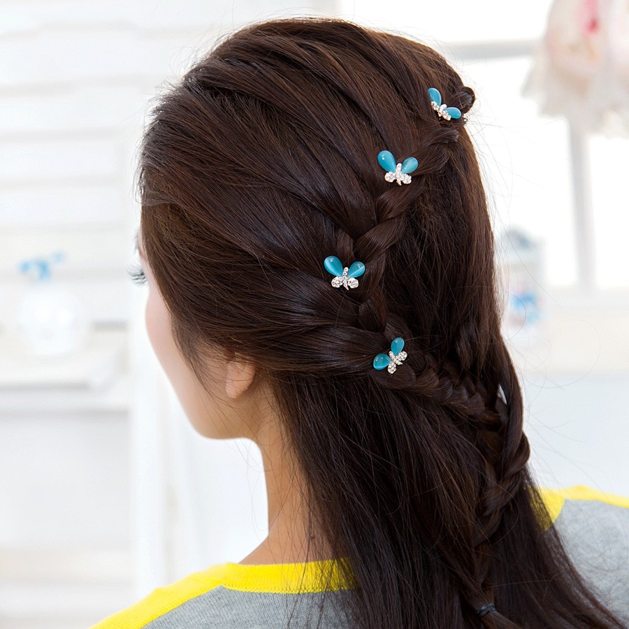 1pcs Lovely Charm Wedding Bridal Party U Shaped Butterfly Hair