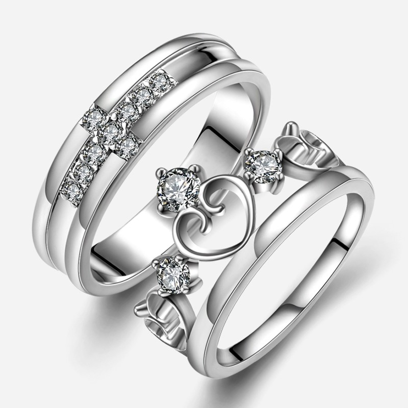 Galleon - The New Titanium Steel Plated 18k Gold Wedding ...