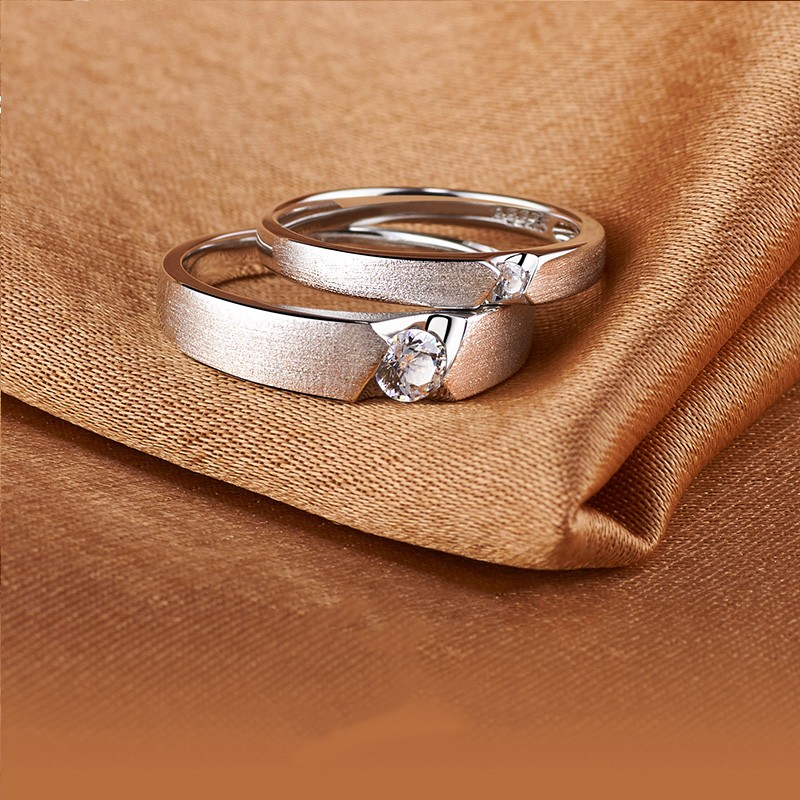 925 silver couple ring