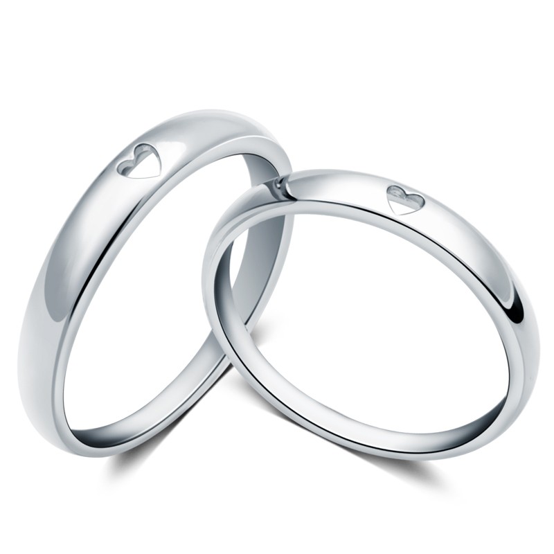 heart couple rings