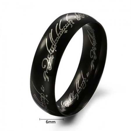 full black ring for men