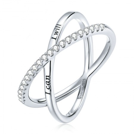 I Can I Will Ring of Fates 925 Sterling Silver Adjustable Ring - Perfect Valentine's Day Gift