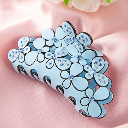 flower claw hair clips