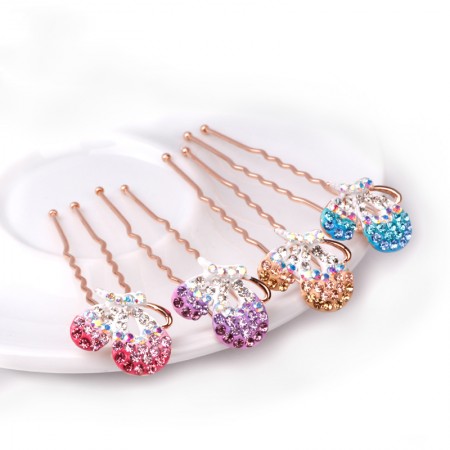 1pcs Lovely Charm Wedding Bridal Party U Shaped Butterfly Hair