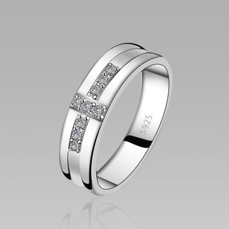 silver gold ring