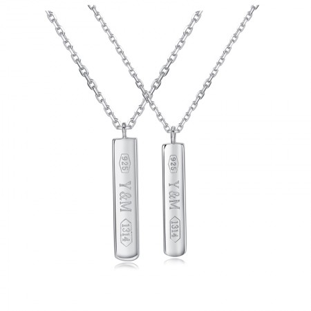 925 Silver For Life Couple Necklaces