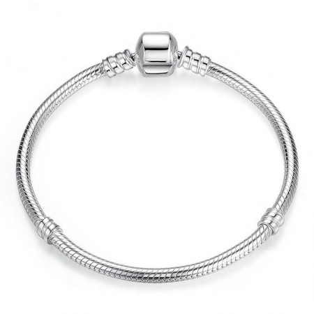 DIY Beaded Bracelet 925 Sterling Silver Bracelet for Women Holiday or Special Occasion Gift