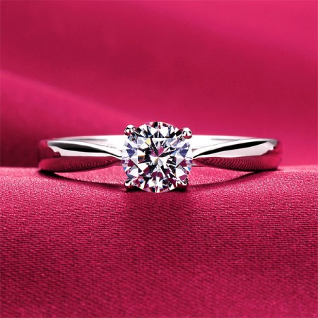 0.5 Carat Simulated Diamond Engagement/Wedding/Promise Ring For Her