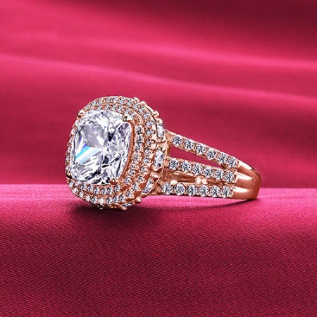 1.0CT VVS1 Heart Cut DIAMOND Platinum PT950 Promise Wedding Ring Engagement ROSA 