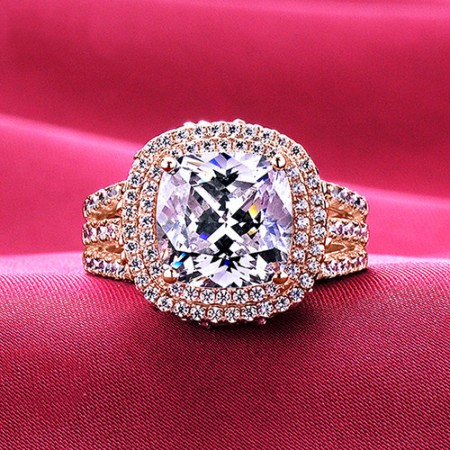 4 0 Carat Simulated Diamond Engagement Wedding Promise Rose
