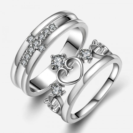 silver pair rings online
