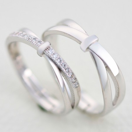 simple couple rings
