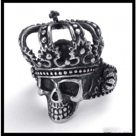 crown skull ring