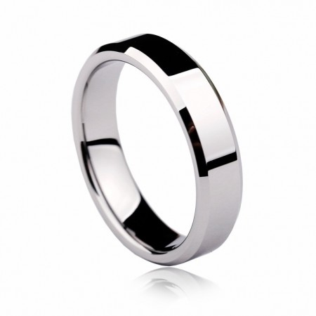 Simple And Stylish Tungsten Ring