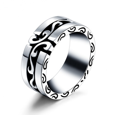 Europe Domineering Personality Sterling Silver Ring