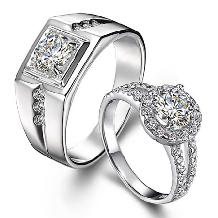 beautiful couple rings