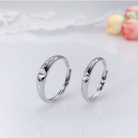 heart couple rings