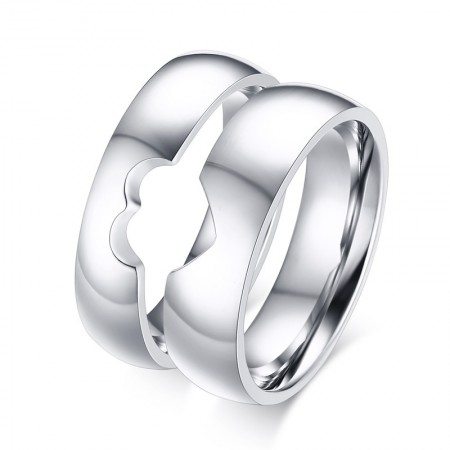heart couple rings
