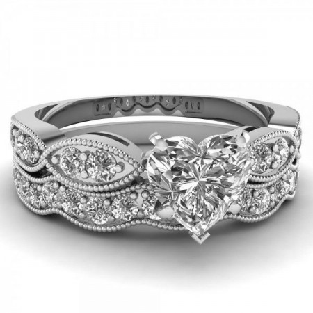 Shiny 925 Silver White Sapphire Exquisite Bridal Marriage Engagement Ring Set Shiny 925 Silver White Sapphire Exquisite Bridal Marriage Engagement Ring Set