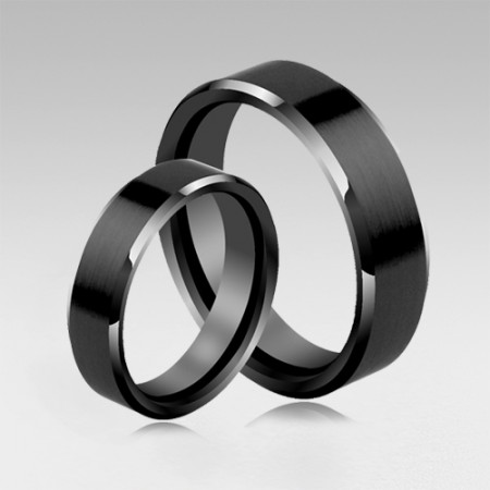 black couple rings