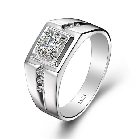 Men S 925 Silver Opening Ring Mens Rings