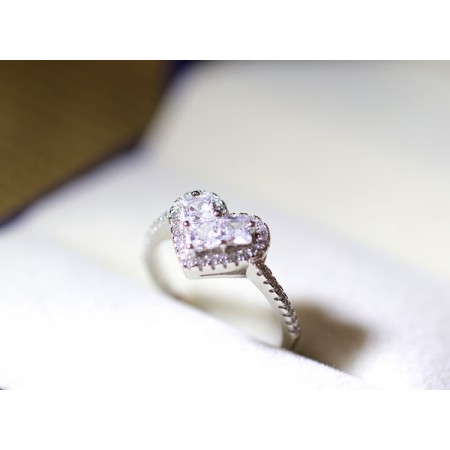 T&F-Jewelry Fashion 925 Sterling Silver Ring For Women Heart Rings White Jewelry Wedding Rings T&F-Jewelry Fashion 925 Sterling Silver Ring For Women Heart Rings White Jewelry Wedding Rings