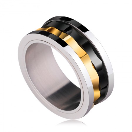 The Wheel Of Time Men's Tungsten Ring | Promise Ring For Him | Men's Wedding Band